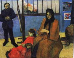 Paul Gauguin The Studio of Schuffenecker(The Schuffenecker Family) France oil painting art